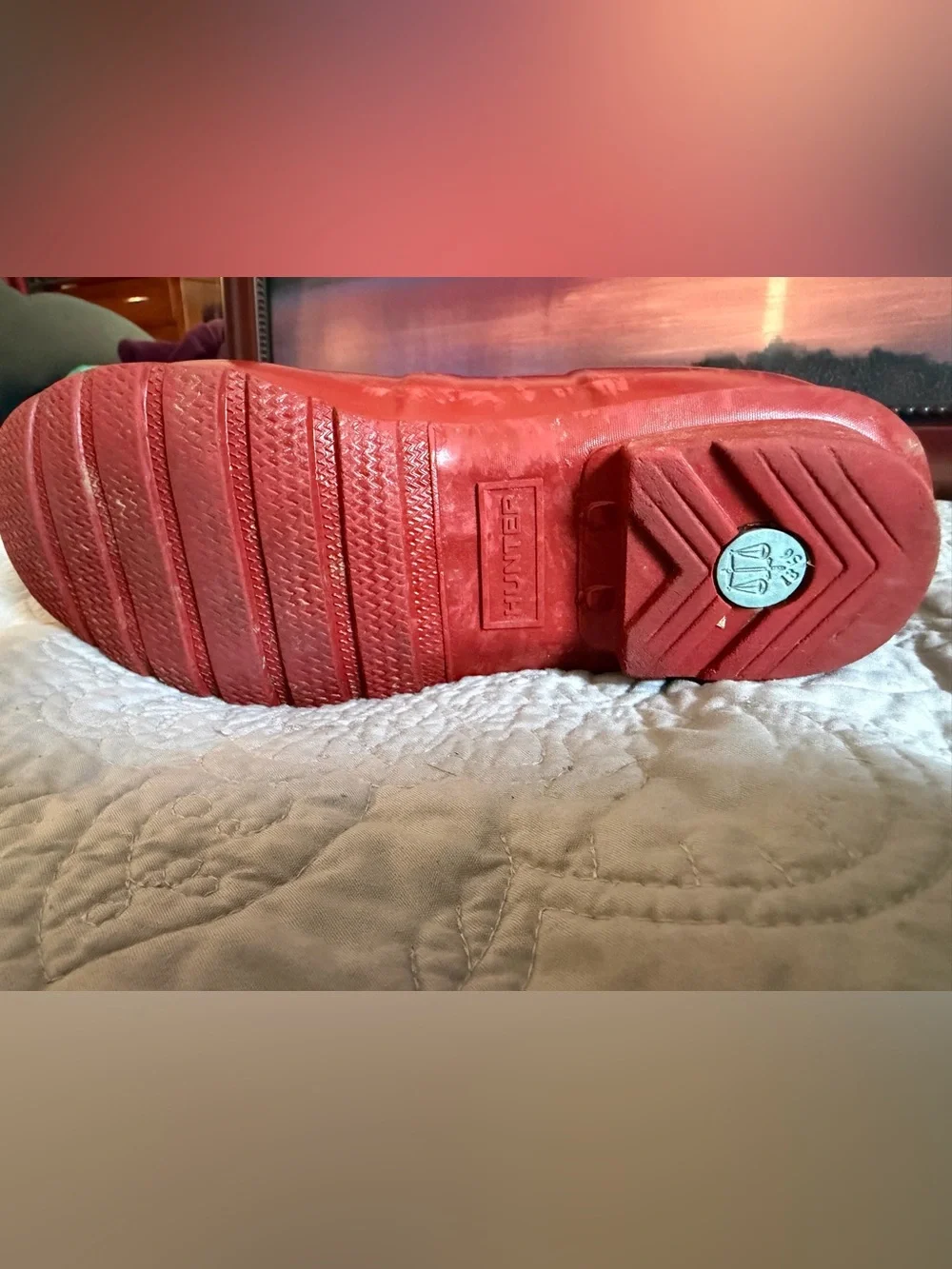 Women's Red Hunter Rain Boots